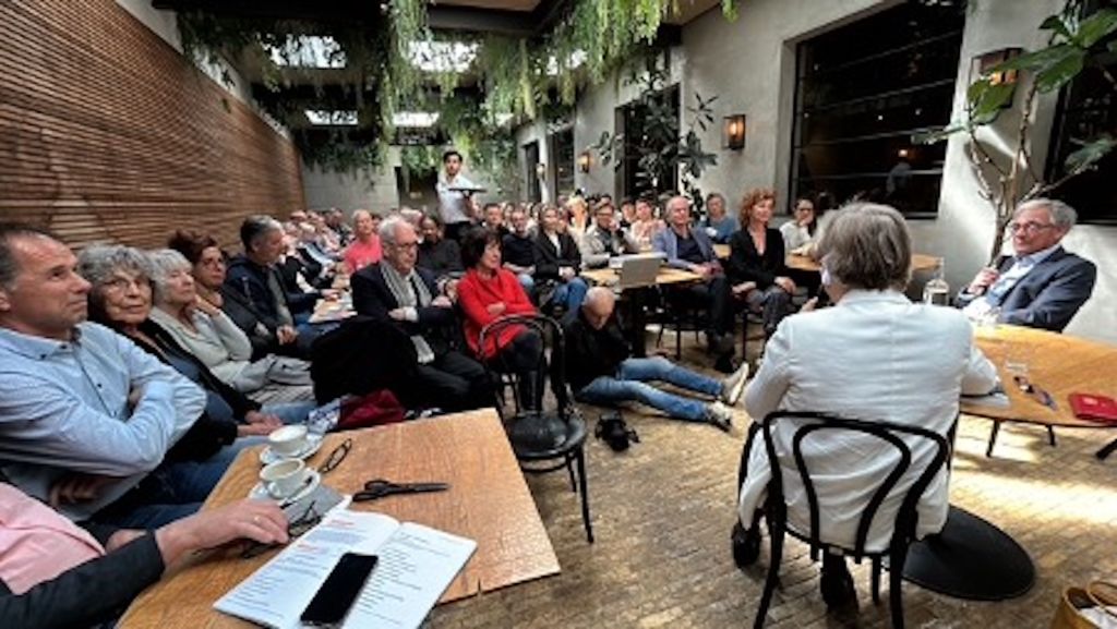 Robbie Bonn and Jeffrey Spalberg at Open Jewish Houses, Amsterdam
